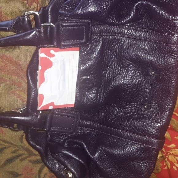 🌺COLE HAAN PEBBLED LEATHER Handbag/Crossbody - Picture 7 of 9